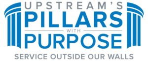 Upstream Rehabilitation Pillars with Purpose Logo