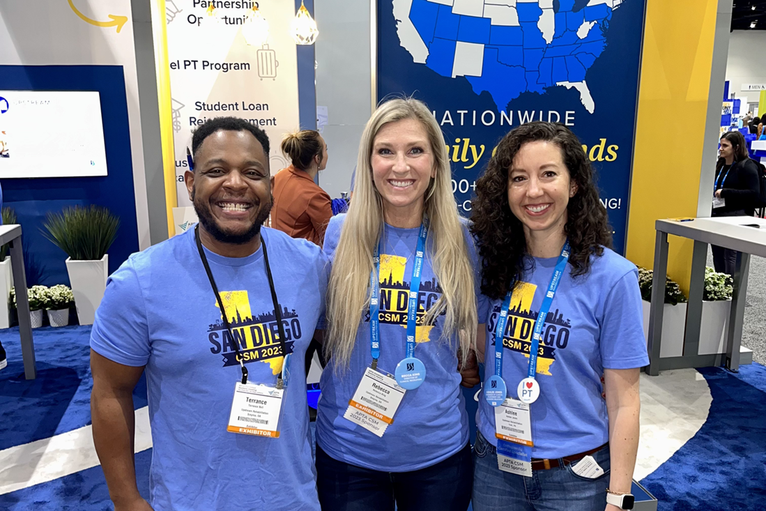 Upstream associates at the Upstream CSM booth
