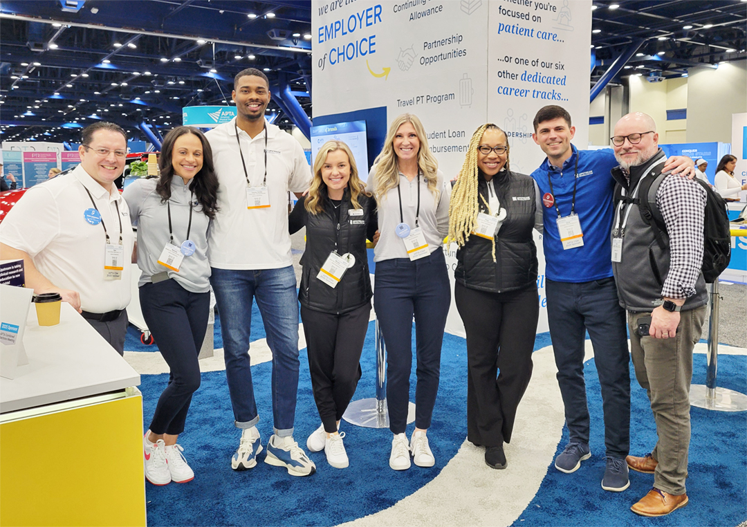 Upstream associates standing in a group at CSM